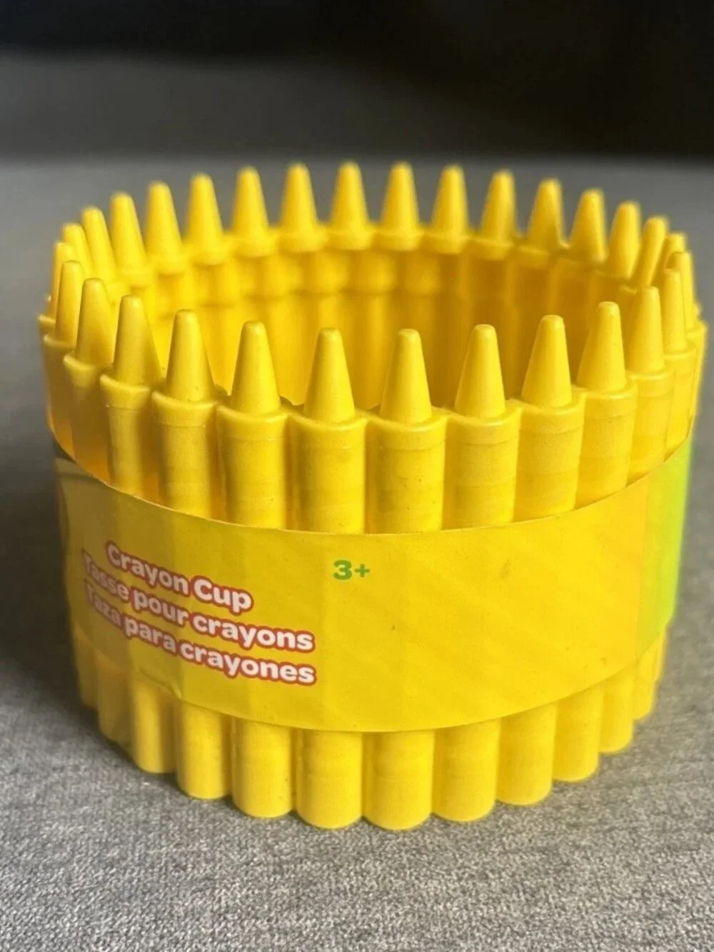 Crayola Crayon Cup Yellow Daffodil Color 2019 Art Desk Storage Cute